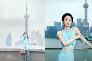 赵丽颖上海街拍引热议，松弛感人生迎事业高光